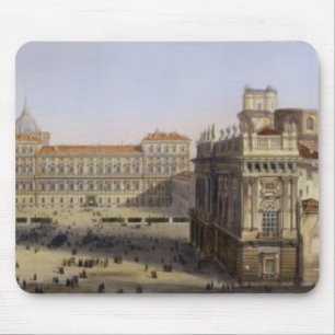 Piazza Castello, Turin, engraved by F. Citterio (c Mouse Pad