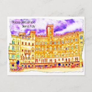 Piazza del Campo Postcard