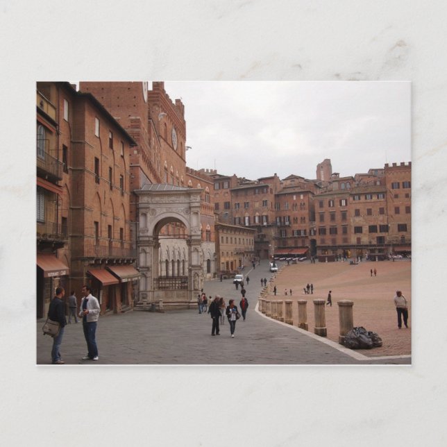 Piazza del Campo, Siena postcard (Front)