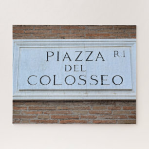 Piazza del Colosseo - Rome Colosseum 16x20 -520 pc Jigsaw Puzzle
