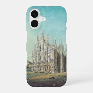 Piazza del Duomo in Milan by Carlo Bossoli iPhone 16 Case