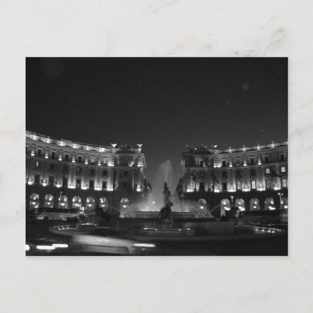 Piazza della Repubblica Postcard (Front)