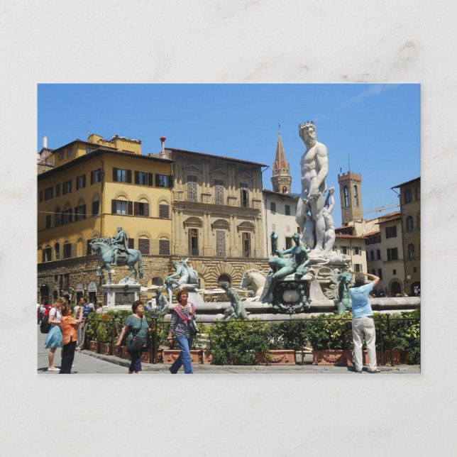 Piazza della Signoria Postcard (Front)