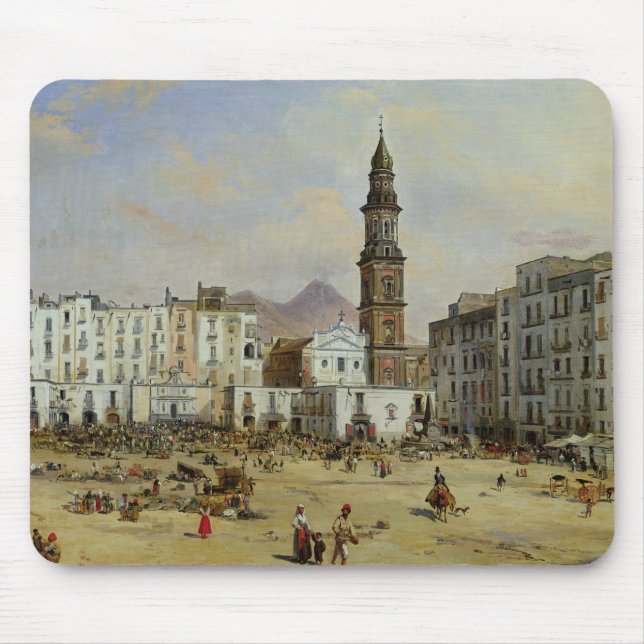 Piazza Mazaniello, Naples Mouse Pad (Front)