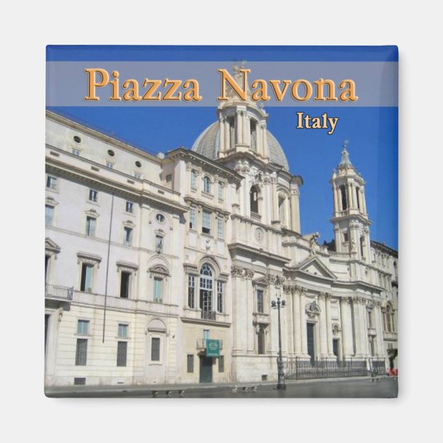 Piazza Novona Magnet (Front)