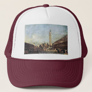 Piazza San Marco A Venezia. By Guardi Francesco Trucker Hat