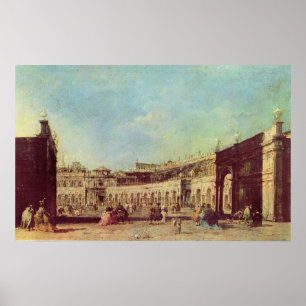 Piazza San Marco a Venezia - Francesco Guardi Poster