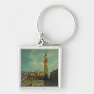 Piazza San Marco by Canaletto Key Ring