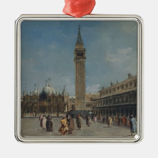 Piazza San Marco Metal Tree Decoration (Front)