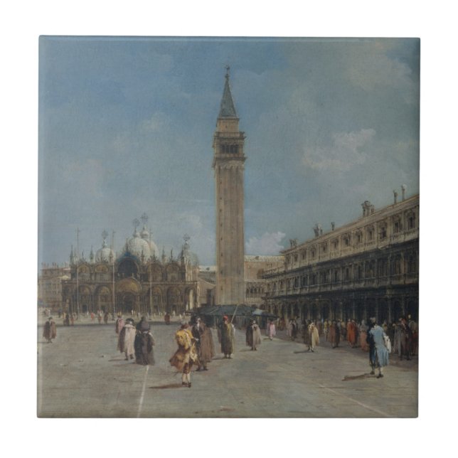 Piazza San Marco Tile (Front)