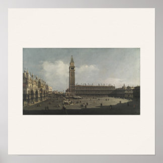 Piazza San Marco, Venice Bellotto Square Poster