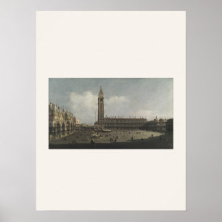 Piazza San Marco, Venice by Bellotto - City Art Poster