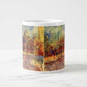 Piazza San Marco, Venice by Pierre Renoir Large Coffee Mug