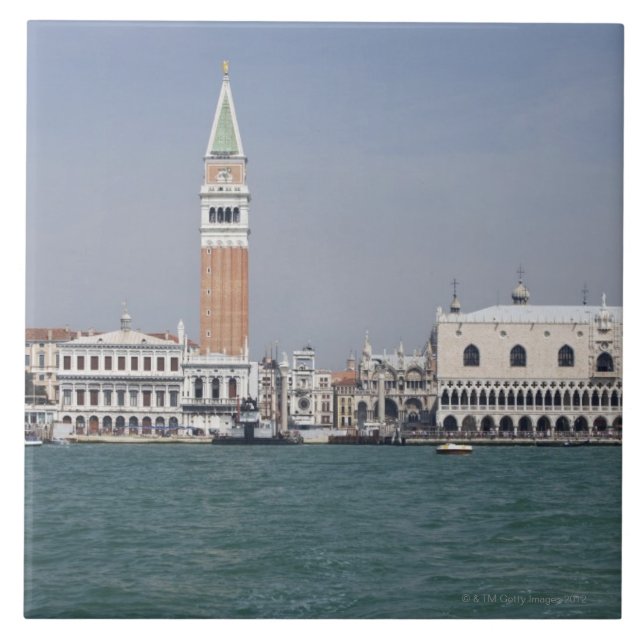 Piazza San Marco Venice Italy Ceramic Tile (Front)