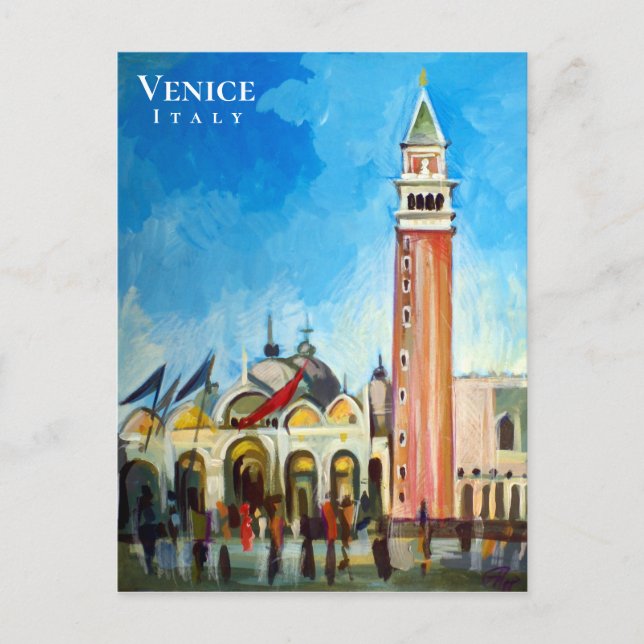 Piazza San Marco - Venice, Italy Postcard (Front)