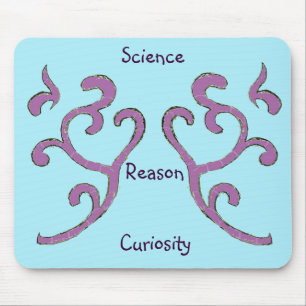 Pic your values Mat, Organic Pattern Mouse Pad