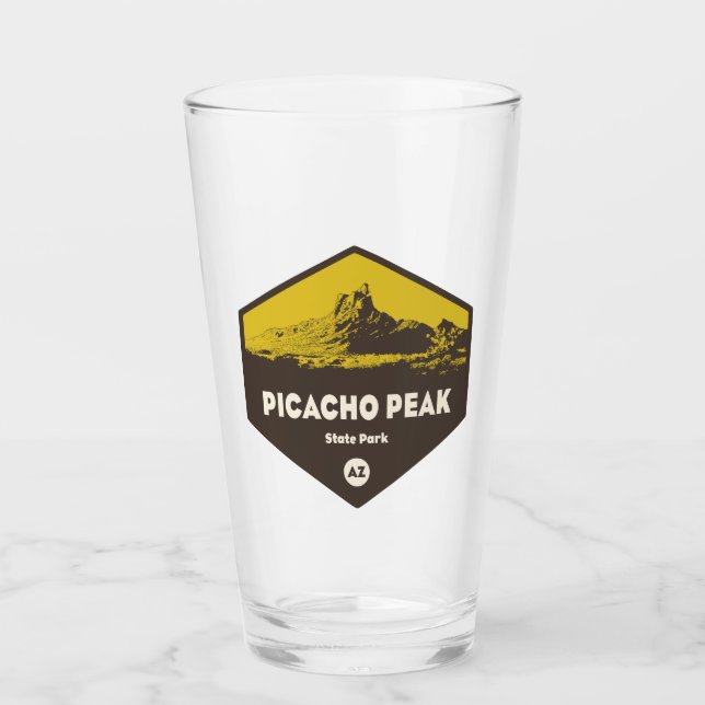 Picacho Peak State Park Arizona Glass (Front)