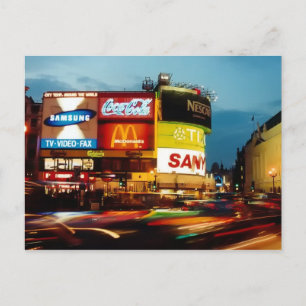 Picadilly Circus - London Postcard