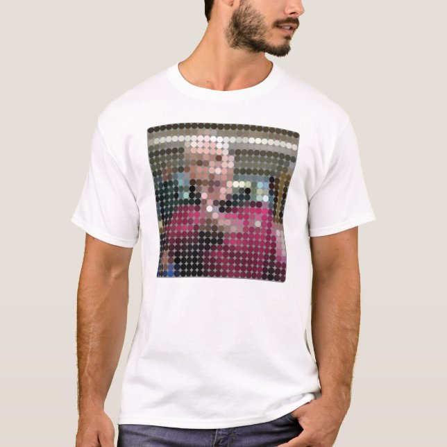 Picard WTF Meme pixeldot T-Shirt (Front)