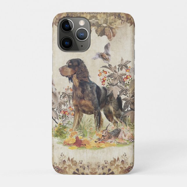Picardy Spaniel , Bird hunting     Case-Mate iPhone Case (Back)