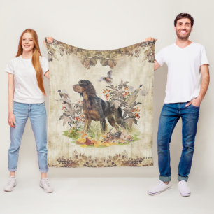 Picardy Spaniel , Bird hunting Fleece Blanket