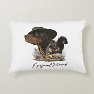 Picardy Spaniel , Hunting Season    Decorative Cushion