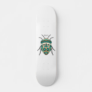 Picasso bug cartoon illustration skateboard