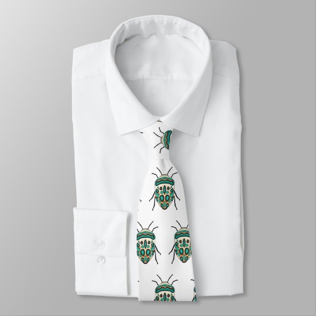 Picasso bug cartoon illustration  tie (Tied)