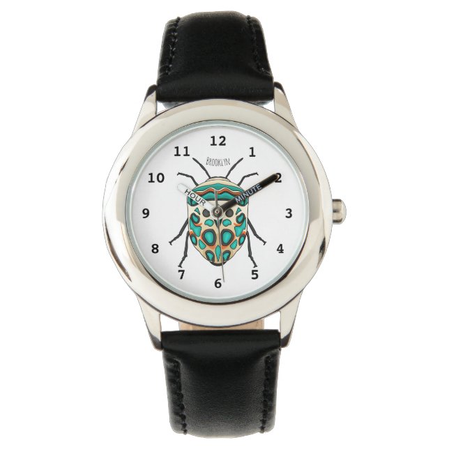 Picasso bug cartoon illustration  watch (Front)
