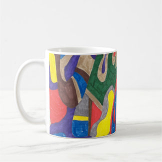 "Picasso Cat" Abstract Art Mug