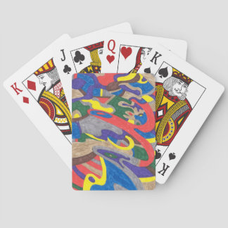 "Picasso Cat" Abstract Art Playing Cards