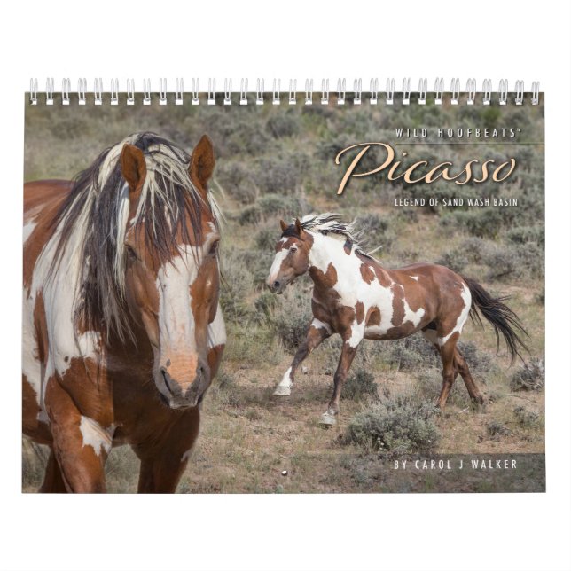Picasso II Wild Horse Wall Calendar (Cover)