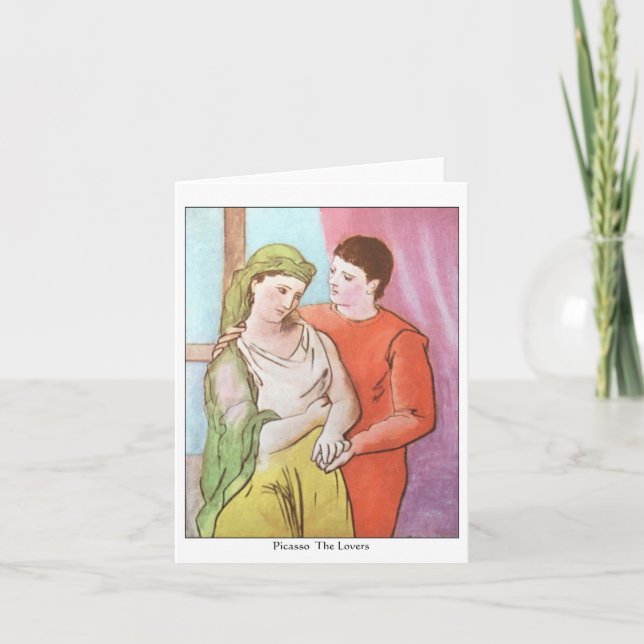 Picasso-The Lovers  note card (Front)