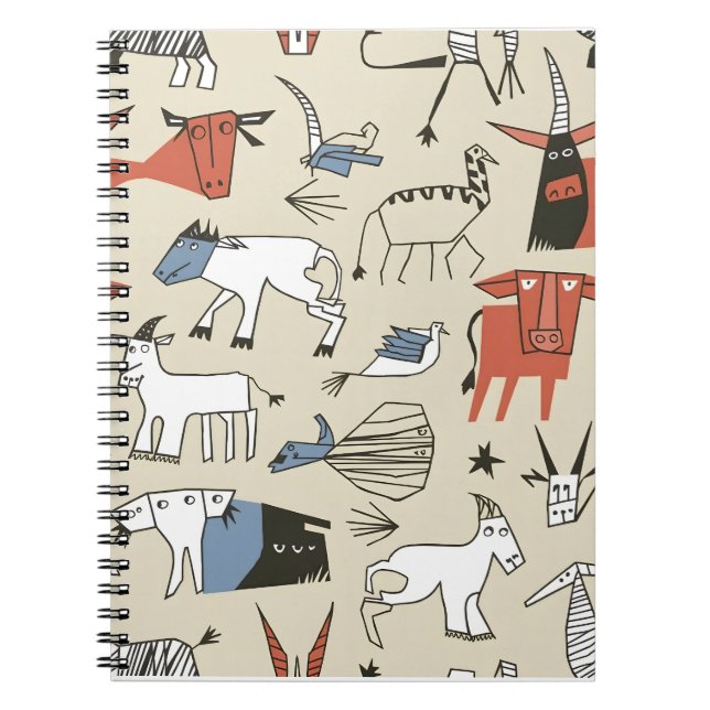 Picasso's Playful Menagerie Notebook (Front)
