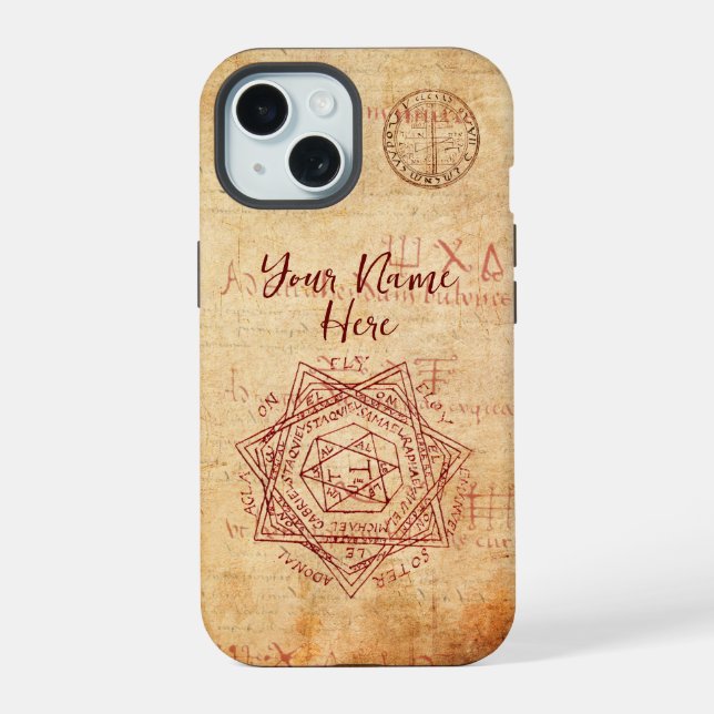 Picatrix iPhone 15 Case (Back)