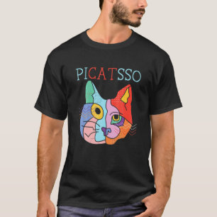 Picatsso Eacher Artist Painter Painting Cat Owner T-Shirt
