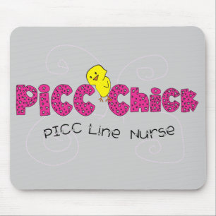 PICC Chick PICC Line Nurse Gifts Mouse Pad