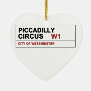 Piccadilly Circus London Ceramic Ornament