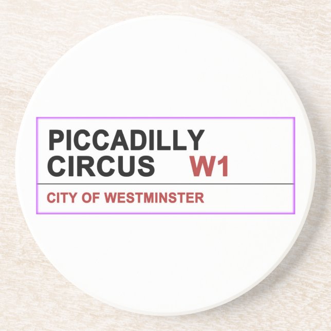 Piccadilly Circus London Coaster (Front)