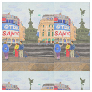Piccadilly Circus London    Fabric