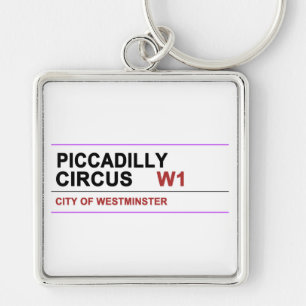 Piccadilly Circus London Key Ring