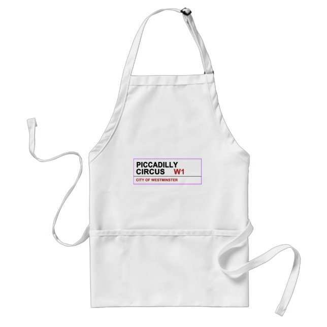 Piccadilly Circus London Standard Apron (Front)