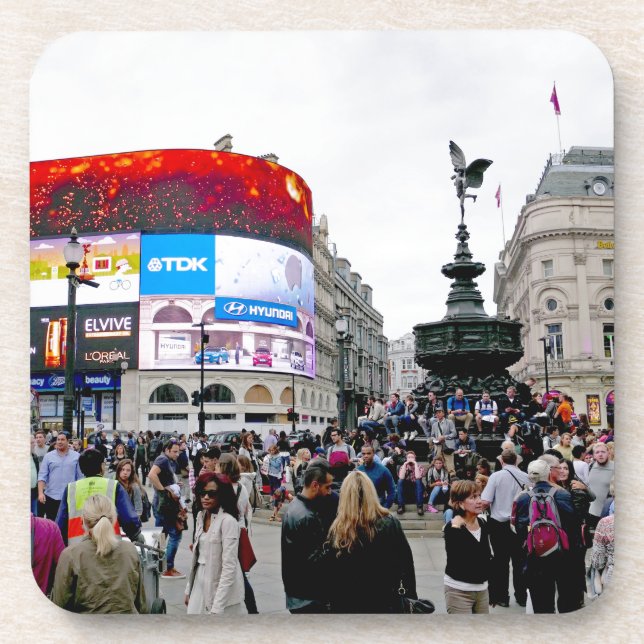 Piccadilly Circus - Professional photo Coaster (Front)