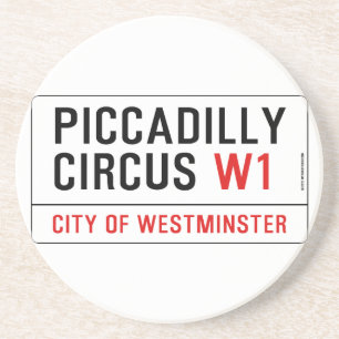 Piccadilly Circus Street Sign Coaster