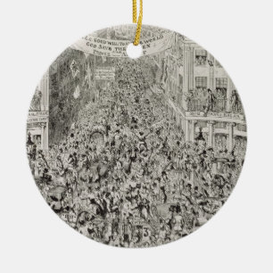 Piccadilly during the Great Exhibition, 1851 Ceramic Ornament