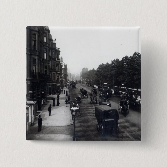 Piccadilly, London 15 Cm Square Badge (Front)