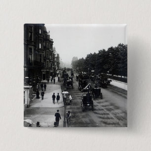 Piccadilly, London 2 15 Cm Square Badge