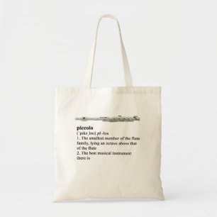 Piccolo - A definition Tote Bag