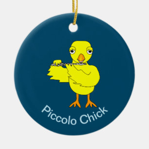 Piccolo Chick Ceramic Ornament
