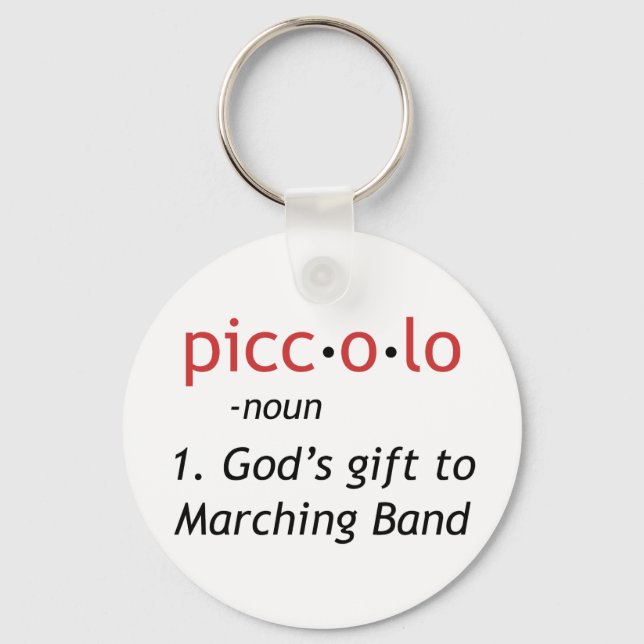 Piccolo Definition Key Ring (Front)